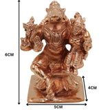 Bronze Handcrafted Varaha Lakshmi Idol | Panchaloha Murti of Bhudevi & Varahi | Temple & Home Decor Statue, Gold, 2.5 Inch, 1 Piece