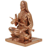 Bronze Handmade Shankaracharya Idol | Adi Shankaracharya Statue | Jagadguru Shankaracharya Murti | Panchaloha Chola Art Sculpture for Pooja & Home Decor, Gold, 3 Inch, 1 Piece
