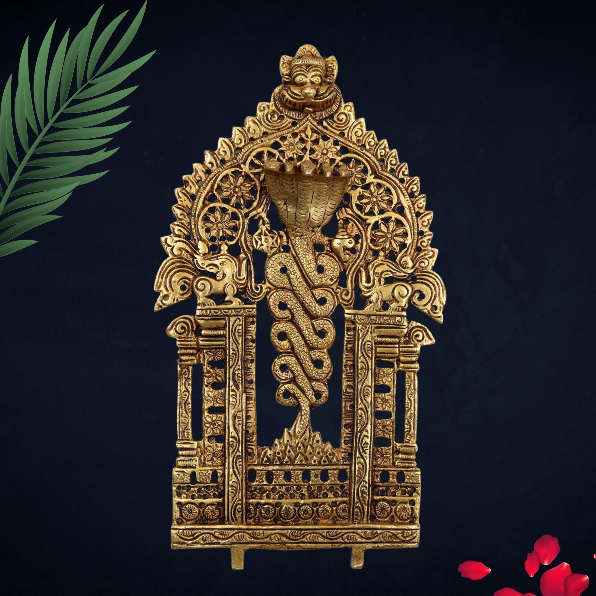Brass Prabhavali Frame
