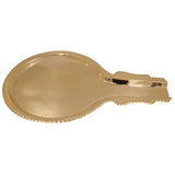 Brass Abhishek Patra Abhishekam Tray Somasutra Plate | Tirumanjana Peetam Pooja Pitham for Shiva Lingam Murti Vigraha Rituals, Gold, 14 Inch, 1 Piece
