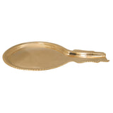 Brass Abhishek Patra Abhishekam Tray Somasutra Plate | Tirumanjana Peetam Pooja Pitham for Shiva Lingam Murti Vigraha Rituals, Gold, 14 Inch, 1 Piece