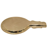 Brass Abhishek Patra Abhishekam Tray Somasutra Plate | Tirumanjana Peetam Pooja Pitham for Shiva Lingam Murti Vigraha Rituals, Gold, 14 Inch, 1 Piece