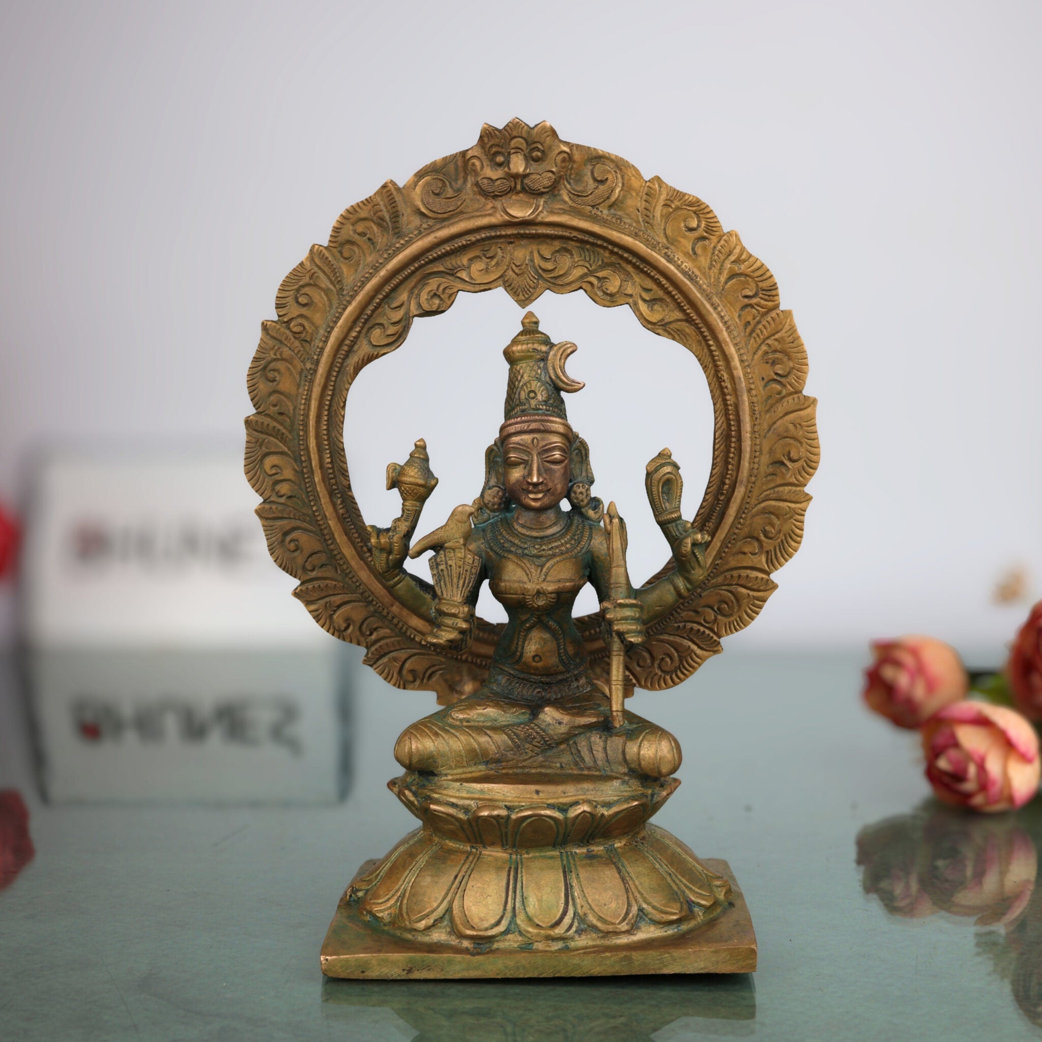 Bronze Kamakshi Idol