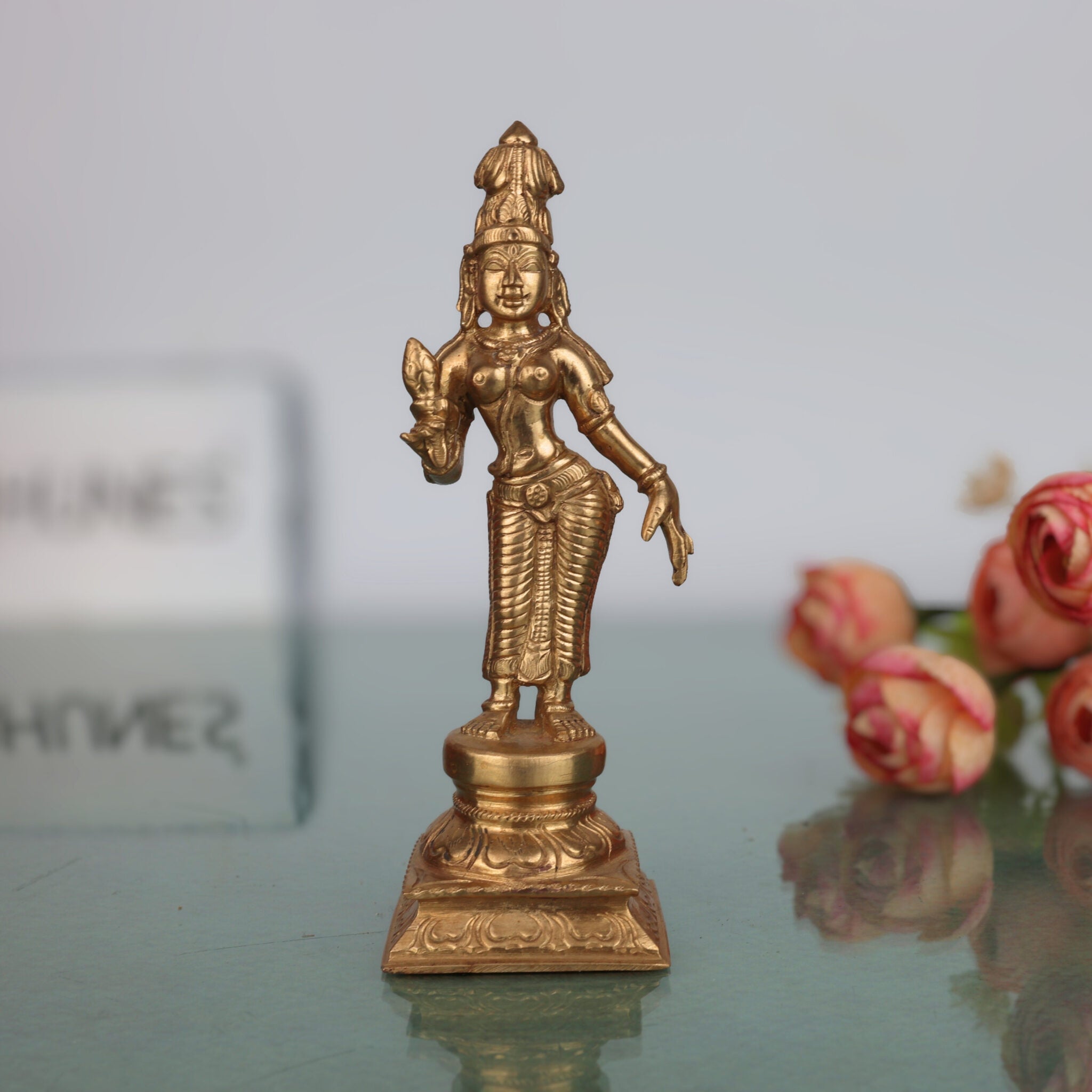 Bronze Bhu Devi Idol