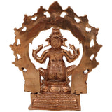 Handcrafted Bronze Ganesha Idol, Ganapati Vinayaka Murti, Siddhivinayak Statue, Panchaloha, Chola Art, Home Decor, Temple Sculpture, Brown, 4 Inch, 1 Piece