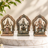 Lakshmi Ganesha Saraswati Idol