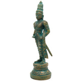 Bronze Rajaraja Chola King Sculpture | Arulmozhivarman Chola Dynasty Idol | Rajaraja the Great, Rajakesari, Ponniyin Selvan | Handcrafted Chola Art Bronze Statue, Brown, 9 Inch, 1 Piece
