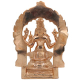 Bronze Rajarajeshwari / Lakshmi Idol, Handmade Panchaloha Murti, Chola Art Goddess Statue, Decorative & Pooja Idol, Ashtadhatu Alloy, Gold, 10 Inch, 1 Piece
