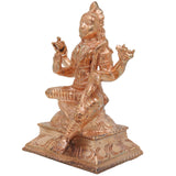Bronze Handcrafted Balambika Idol, Bala Tripurasundari Panchaloha Statue, South Indian Chola Art Sculpture, Divine Home Temple Decor, Gold, 4.5 Inch, 1 Piece