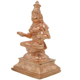 Bronze Handcrafted Annapurna Idol, Annapurneshwari Murti, Annapurna Devi Statue, Panchaloha & Ashtadhatu Sculpture for Pooja & Home Decor, Gold, 4.5 Inch, 1 Piece