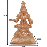 Bronze Handcrafted Annapurna Idol, Annapurneshwari Murti, Annapurna Devi Statue, Panchaloha & Ashtadhatu Sculpture for Pooja & Home Decor, Gold, 4.5 Inch, 1 Piece