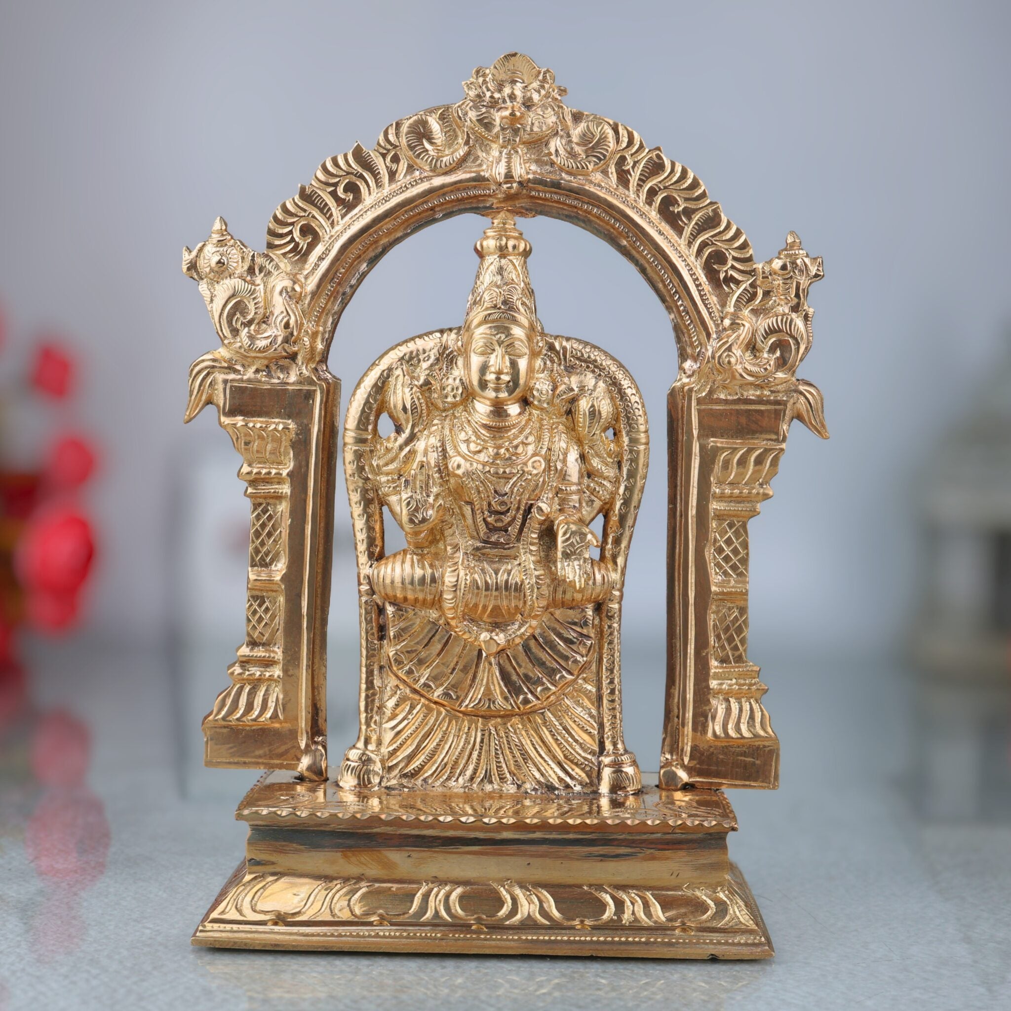 Bronze Padmavati Idol