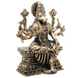 Brass Varahi Amma Idol, Varahi Devi Murti, Handcrafted Statue for Pooja, Home Decor & Gifting, Gold, 6 Inch, 1 Piece