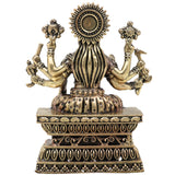 Brass Varahi Amma Idol, Varahi Devi Murti, Handcrafted Statue for Pooja, Home Decor & Gifting, Gold, 6 Inch, 1 Piece