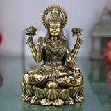Brass Lakshmi Idol