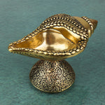 Brass Shankh Diya