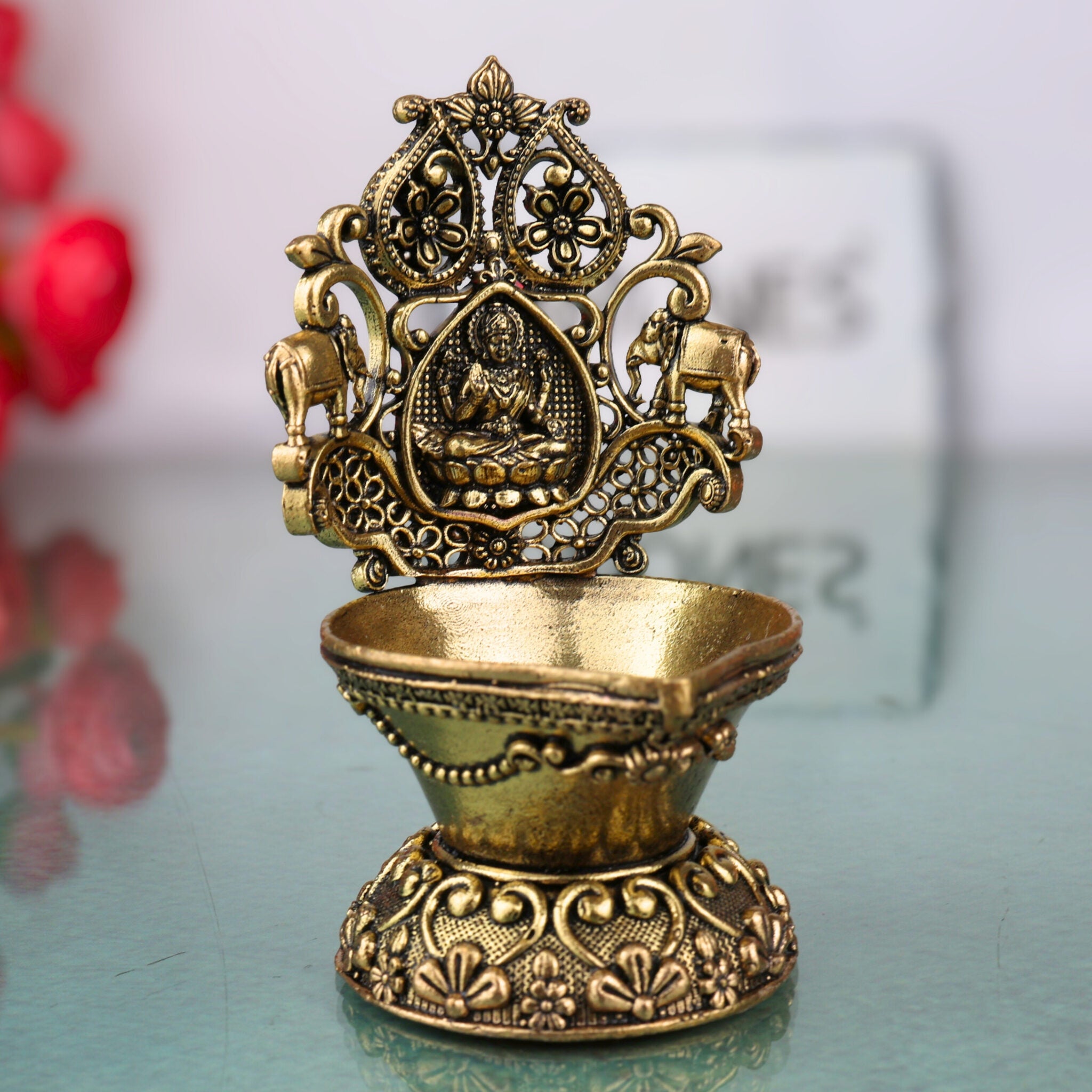 Brass Gaja Lakshmi