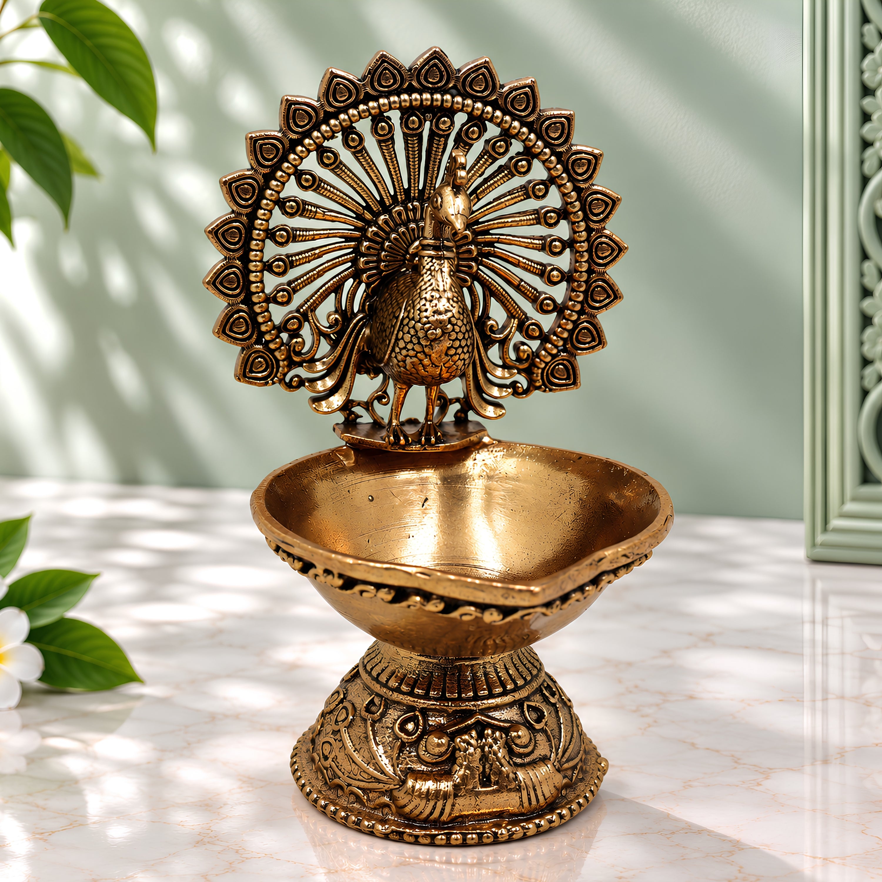  Peacock Diya