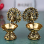 Peacock Diya