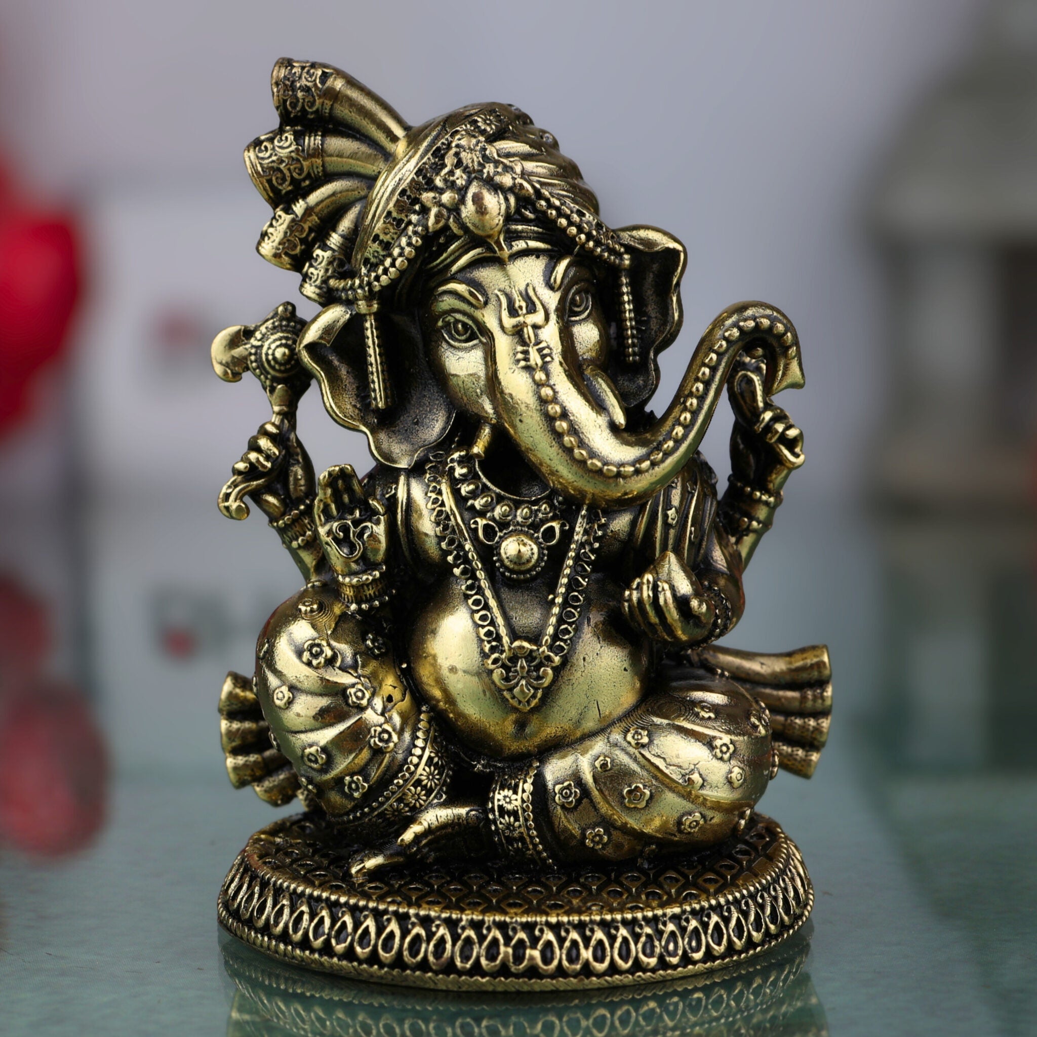 Brass Ganesha Idol