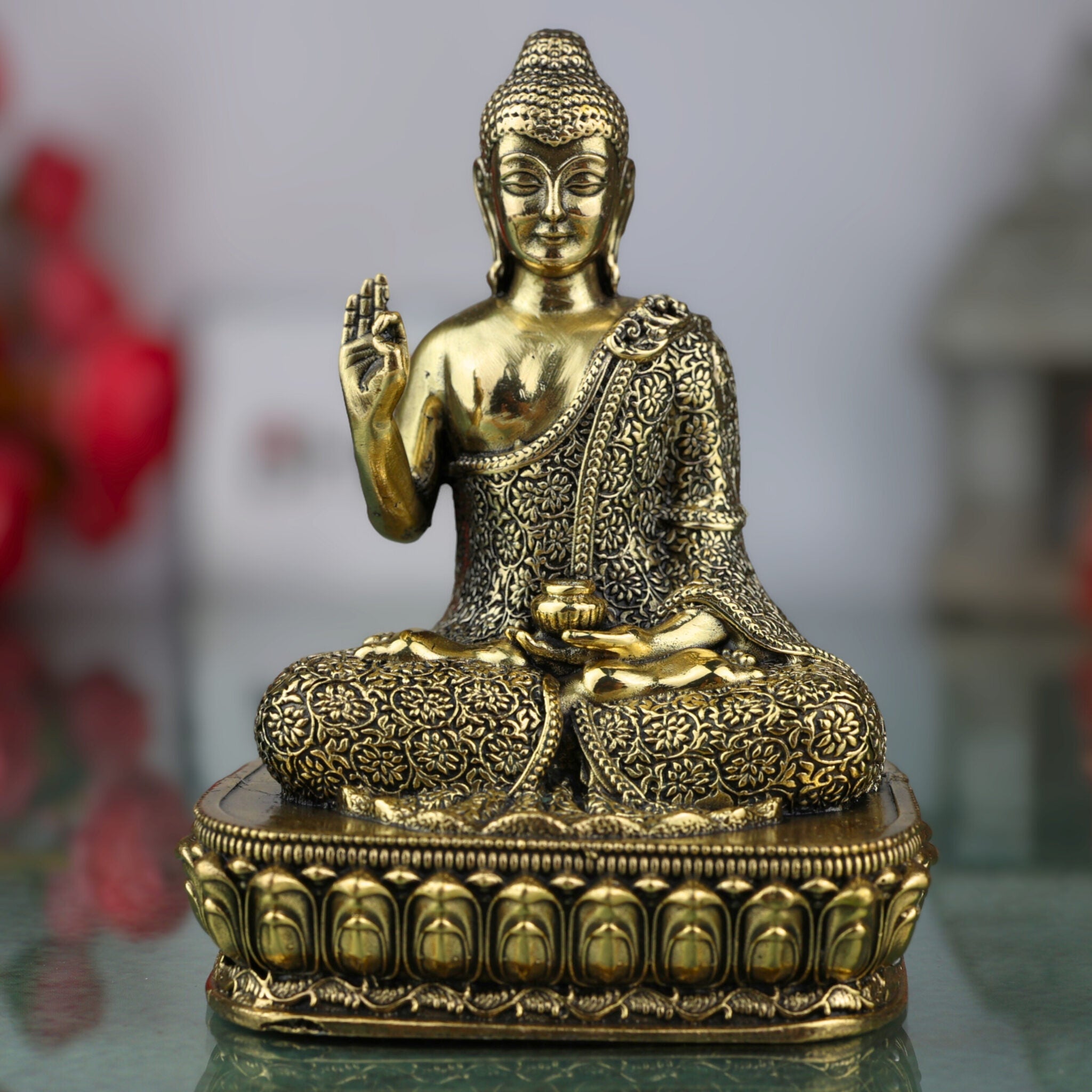 Brass Buddha Idol