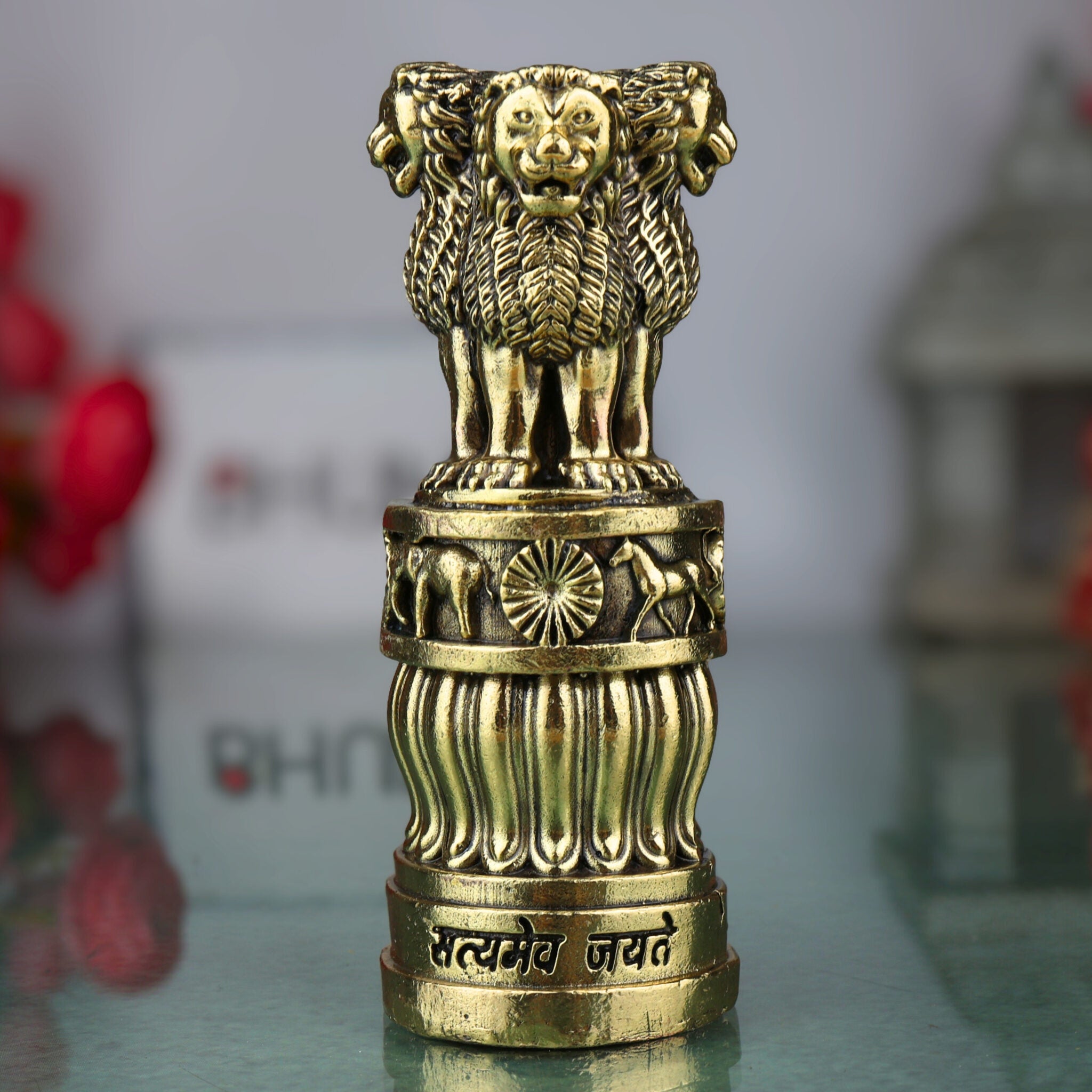 Brass Ashoka Pillar
