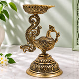 Peacock Diya