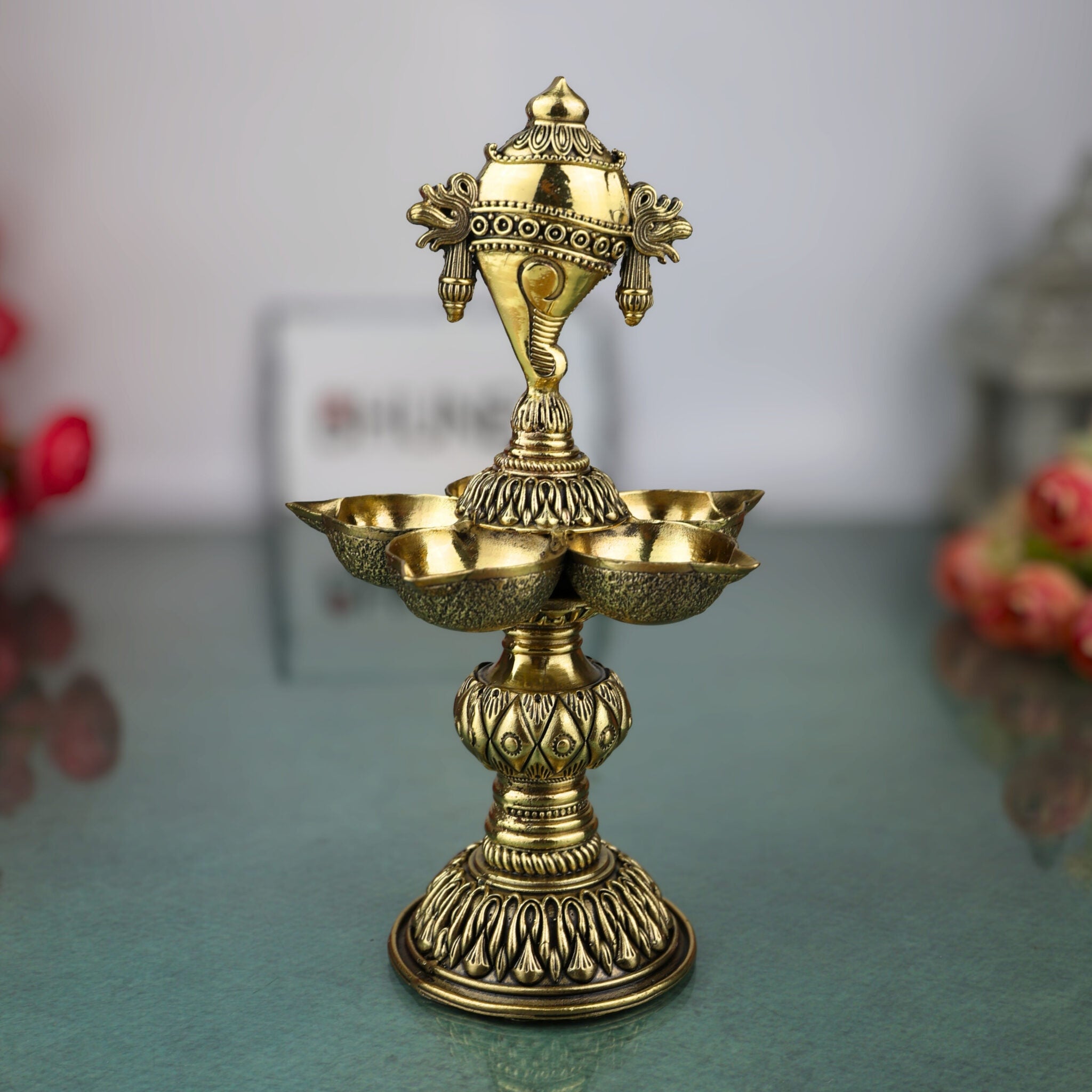 Brass Shank Diya