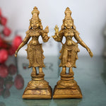 Bronze Sri Devi Bhu Devi Idols