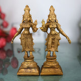 Bronze Sri Devi Bhu Devi Idols