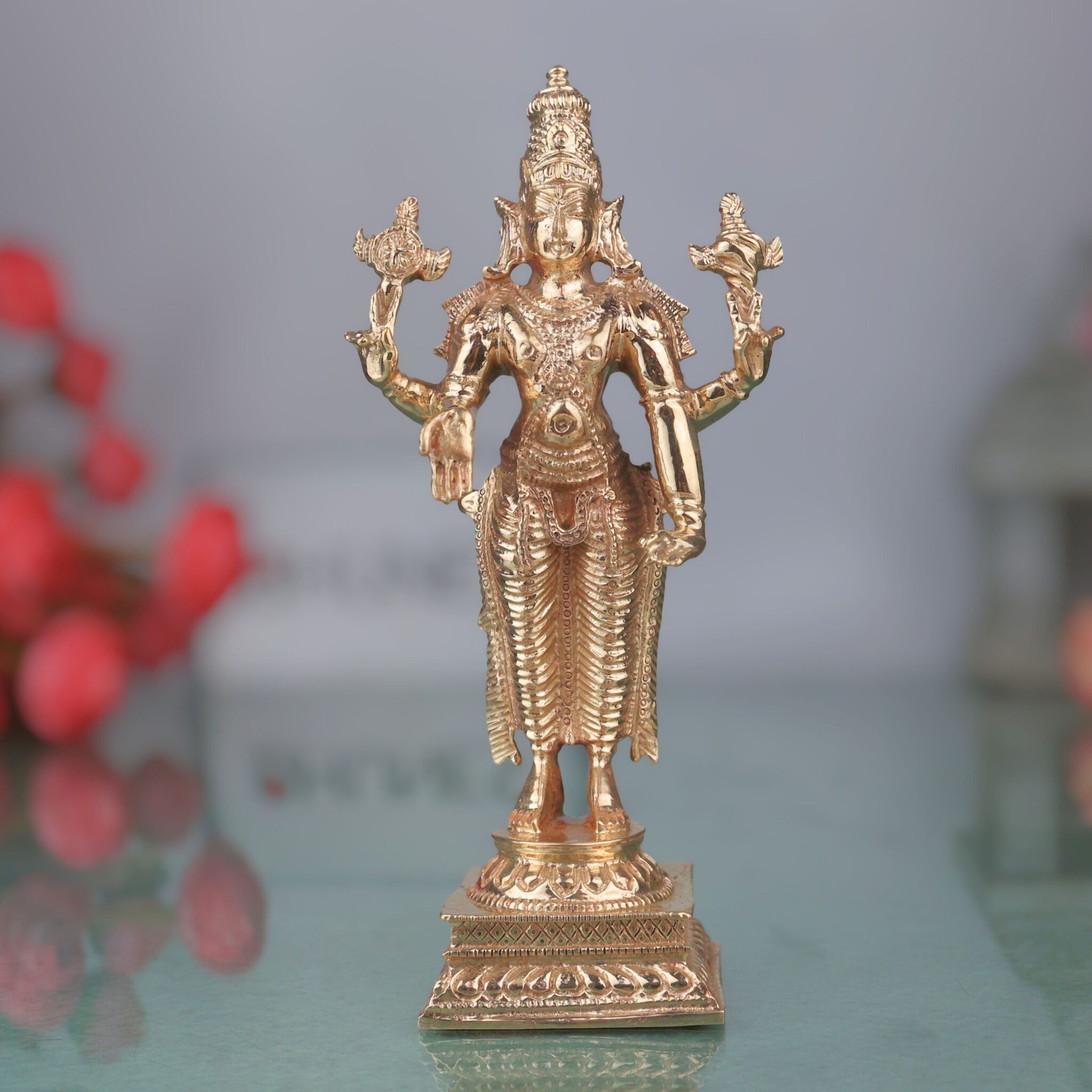 Bronze Vishnu Idol