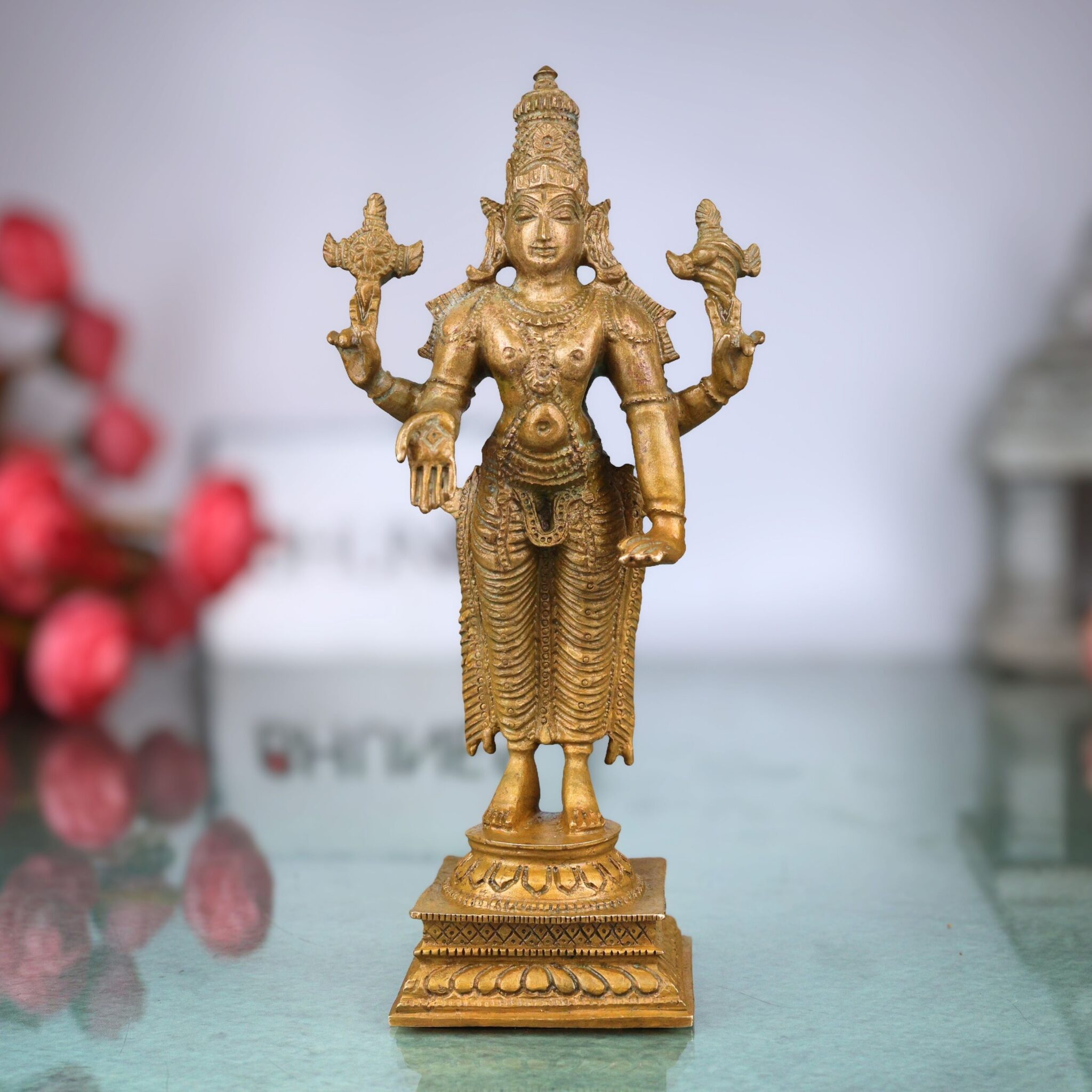 Bronze Vishnu Idol