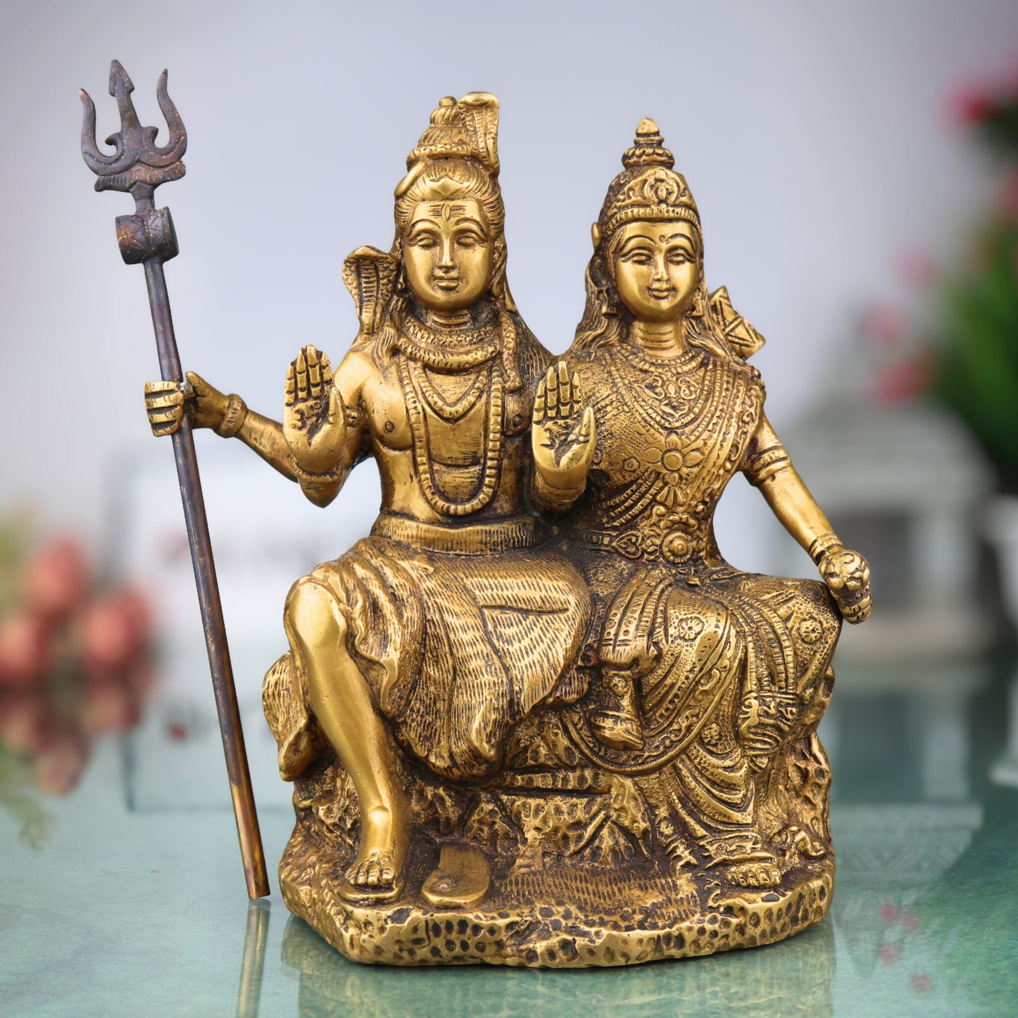 Shiva Parvati Idol