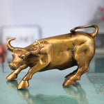 Brass Handcrafted Bull