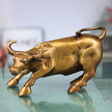 Brass Handcrafted Bull