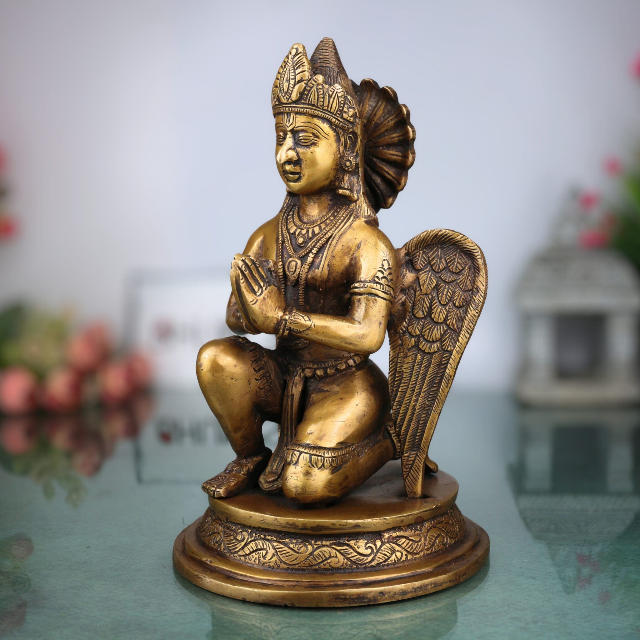 Brass Garud Dev Idol