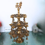 3 Step Temple Lamp with Bells