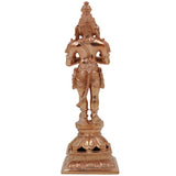 Bronze Hanuman Idol | Anjaneya Statue | Maruti Murti | Bajrangbali Figurine | Panchaloha Handcrafted Murti, Gold, 5.5 Inch, 1 Piece
