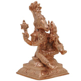 Bronze Varaha Lakshmi Idol, Panchaloha Varahi Amman Statue, Bhudevi Deity, Handcrafted Chola Art, Ashtadhatu Temple Collectible, Gold, 3 Inch, 1 Piece