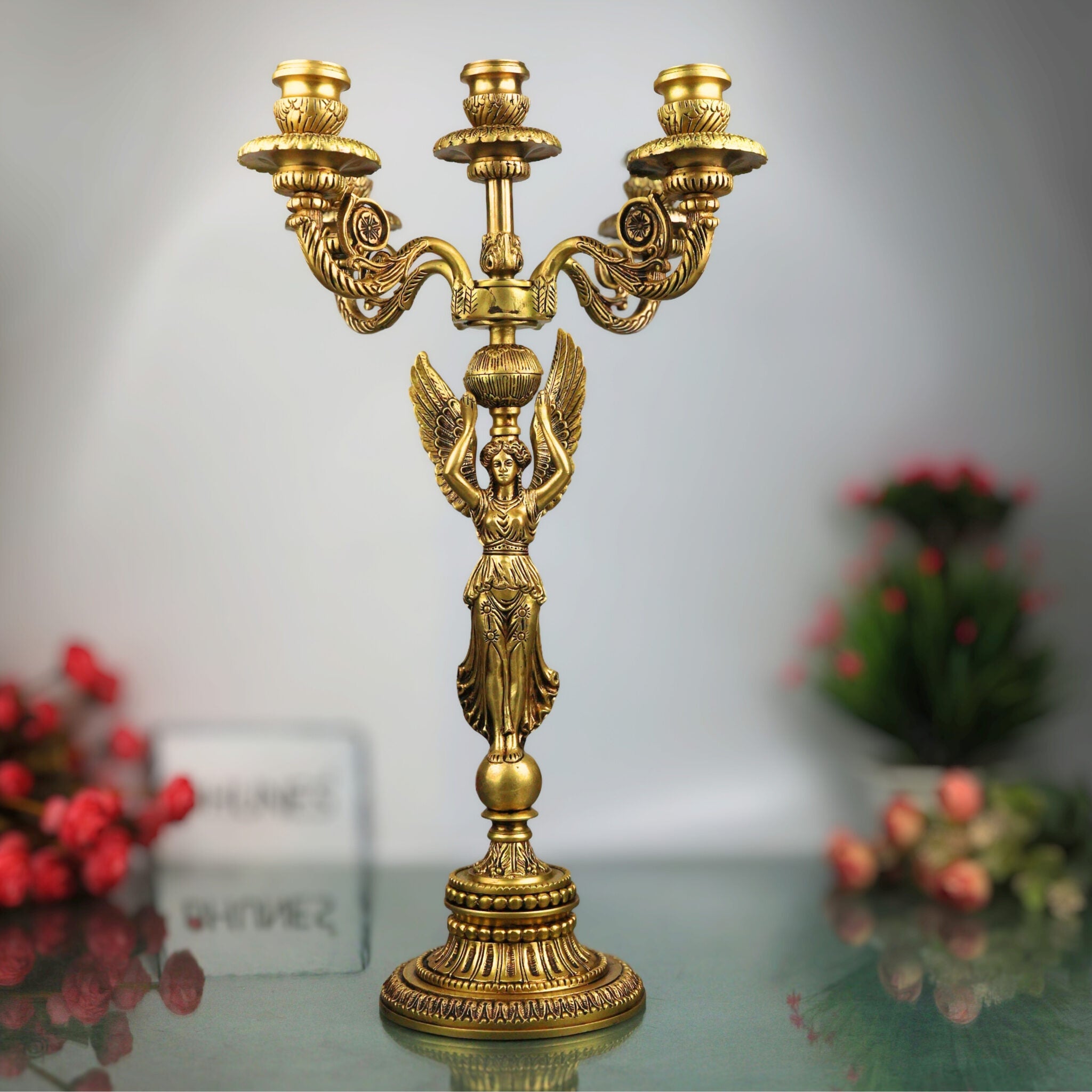 Candle Holder Statue
