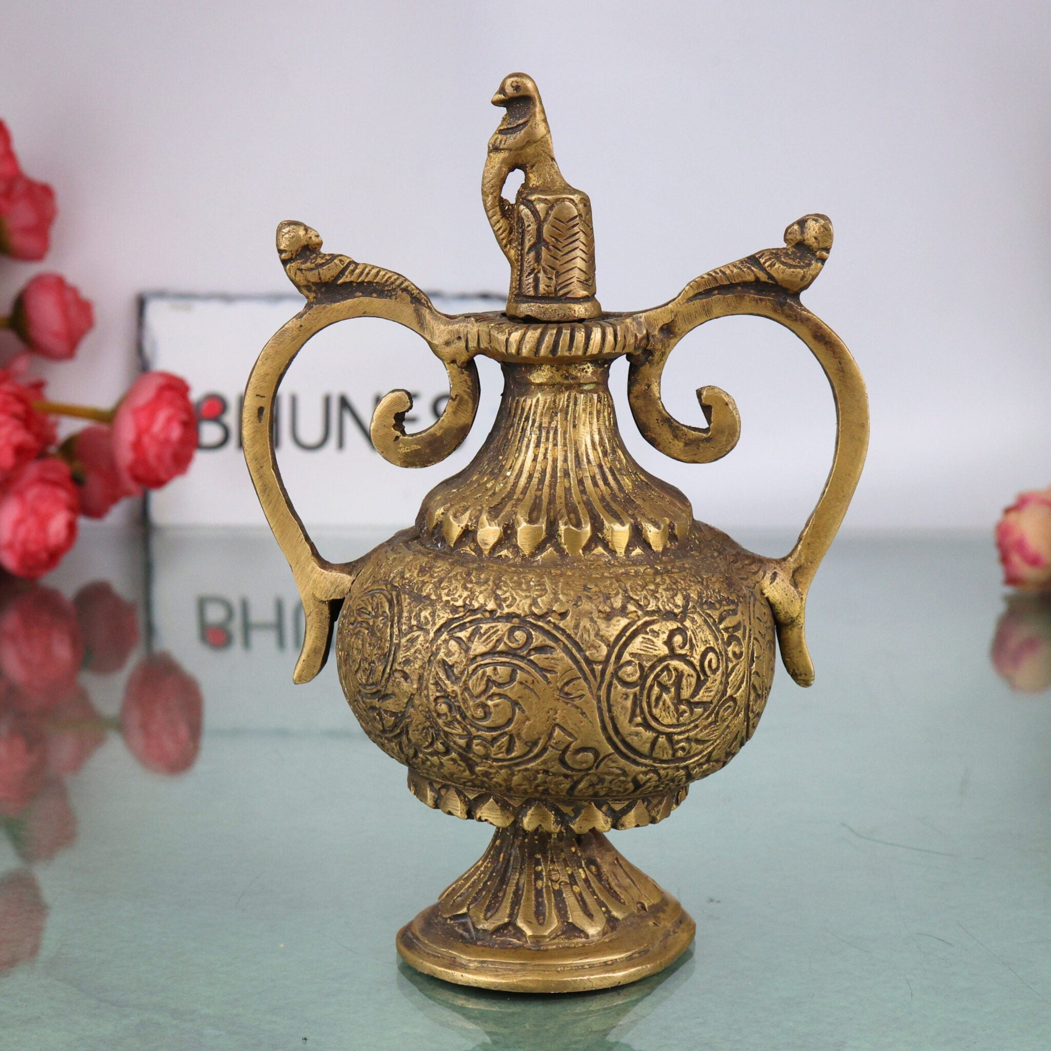 Brass Inkpot Idol