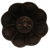Brass Premium Doopadani | Peetal Dhoop Dani | Pittal Sambrani Holder | Handcrafted Puja Dhoop Burner for Home Temple & Aarti, Brown, 6 Inch, 1 Piece