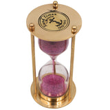 Brass Sand Timer, Hourglass, Peetal Sand Clock Office And Home Decor, Gold, 4 Inch, 1 Piece