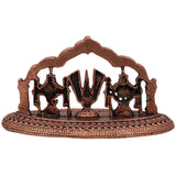 Copper Balaji Symbols, Tamra Venkateswara Shanka Chakra Namam, Tirupati Govinda Srinivasa Perumal Pooja Gift, Brown, 1.5 Inch, 1 Piece