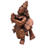 Copper Garuda Dev Idol,Tamra Garuda Murti, Vishnu Vahana Pakshiraja Statue, Handcrafted Thamra Garuda Bhagwan Devta Moorti for Puja, Home Temple & Gift, Brown, 2 Inch, 1 Piece