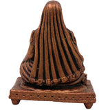 Copper Raghavendra Swamy Idol,Tamra Rayaru Murti, Mantralaya Guru Raghavendra Swami Vigraham, Sri Raghavendra Theertharu Tamraloha Murti for Pooja, Home Decor & Gifts, Brown, 1.5 Inch, 1 Piece