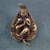 Bal Krishna on Leaf Idol