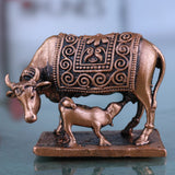 Copper Kamadhenu Idol