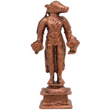 Copper Varaha Idol, Tamra Varaha Murti, Varaha Swamy Statue, Varaha Bhagavan Vigraham, Handcrafted Pooja Showpiece, Brown, 3 Inch, 1 Piece