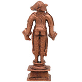 Copper Varaha Idol, Tamra Varaha Murti, Varaha Swamy Statue, Varaha Bhagavan Vigraham, Handcrafted Pooja Showpiece, Brown, 3 Inch, 1 Piece